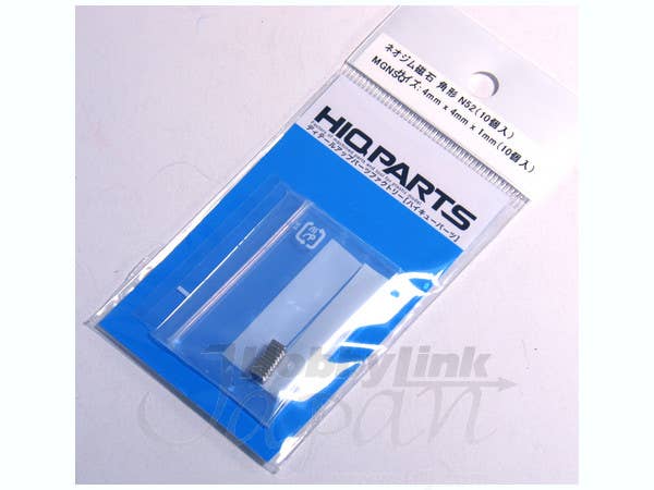 HiQ Parts Neodymium Magnet N52 Square 4mm x 4mm x Height 1mm (10pcs) | 4582370700606
