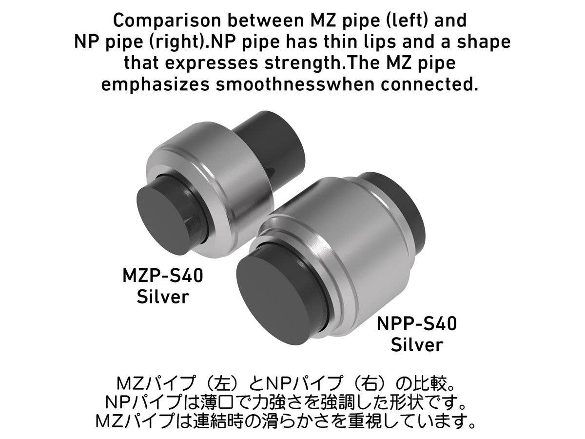 HiQ Parts NP Pipe Black L (20 pcs) | 4573211375855