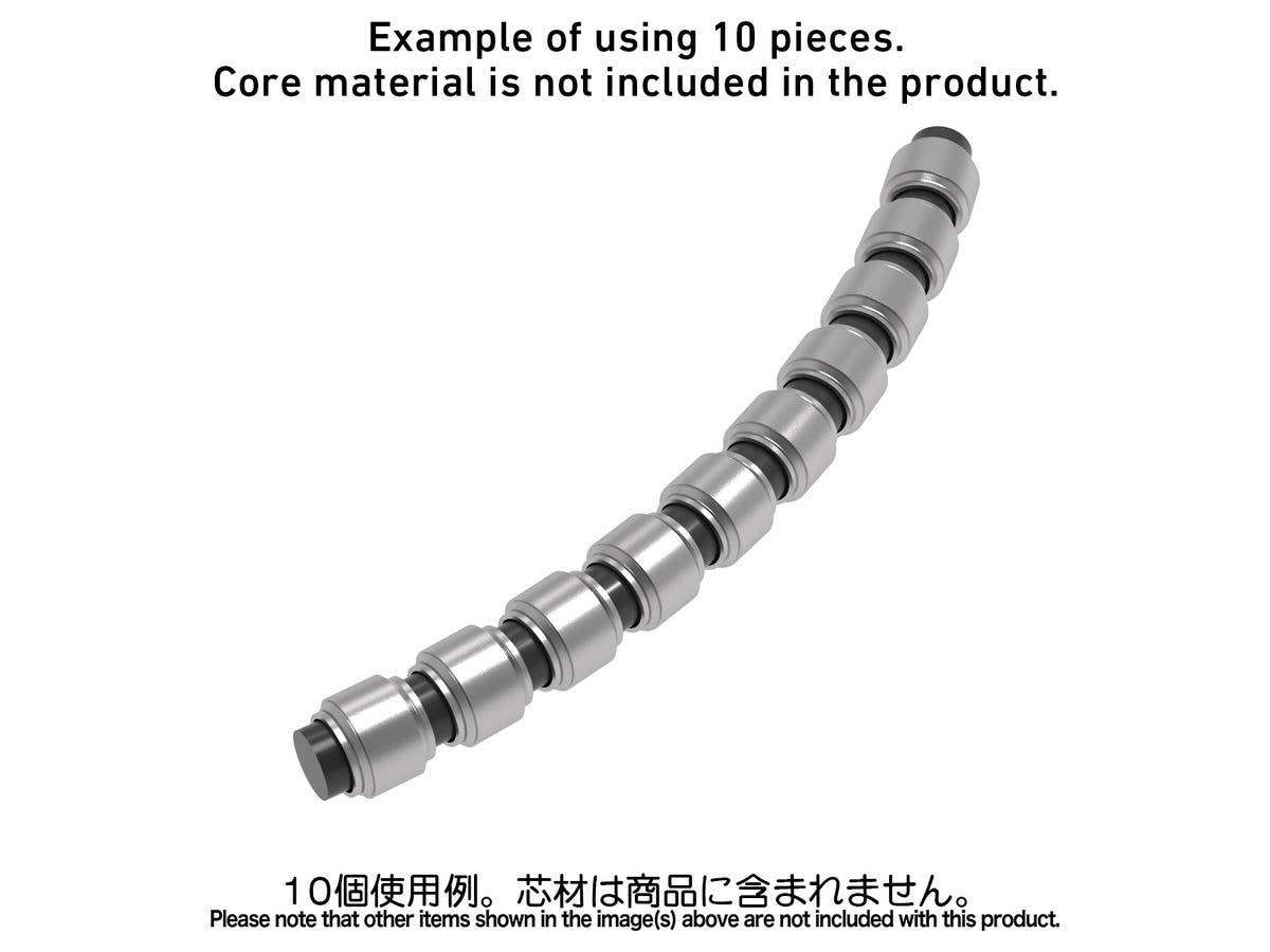 HiQ Parts NP Pipe Silver M (20 pcs) | 4573211375817