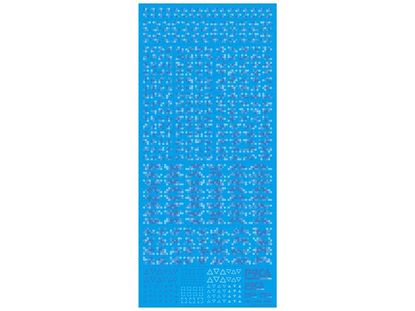 HiQ Parts Pixel Camouflage Decal 2 Blue (1pc) | 4573211373820