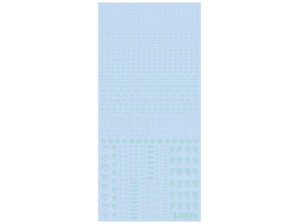 HiQ Parts 1/100 RB02 Caution Decal Pastel Mint (1pc) | 4573211371215