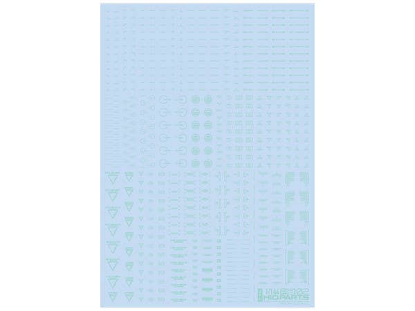 HiQ Parts 1/144 RB02 Caution Decal Pastel Mint (1pc) | 4573211371079