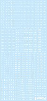 HiQ Parts 1/100 RB03 Caution Decal One Color White(1pc) | 4573211389746