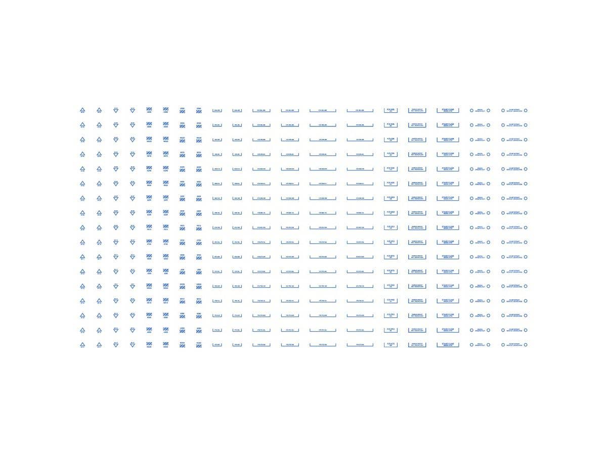 HiQ Parts 1/144 RB03 Caution Decal One Color Blue (1 pc) | 4573211389654