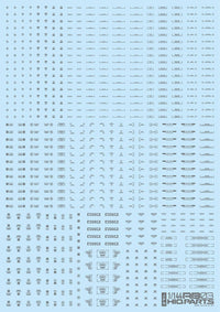 HiQ Parts 1/144 RB03 Caution Decal One Color Gray(1pc) | 4573211389708