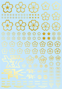 HiQ Parts Sakura Decal Gold (1pc) | 4573211389890