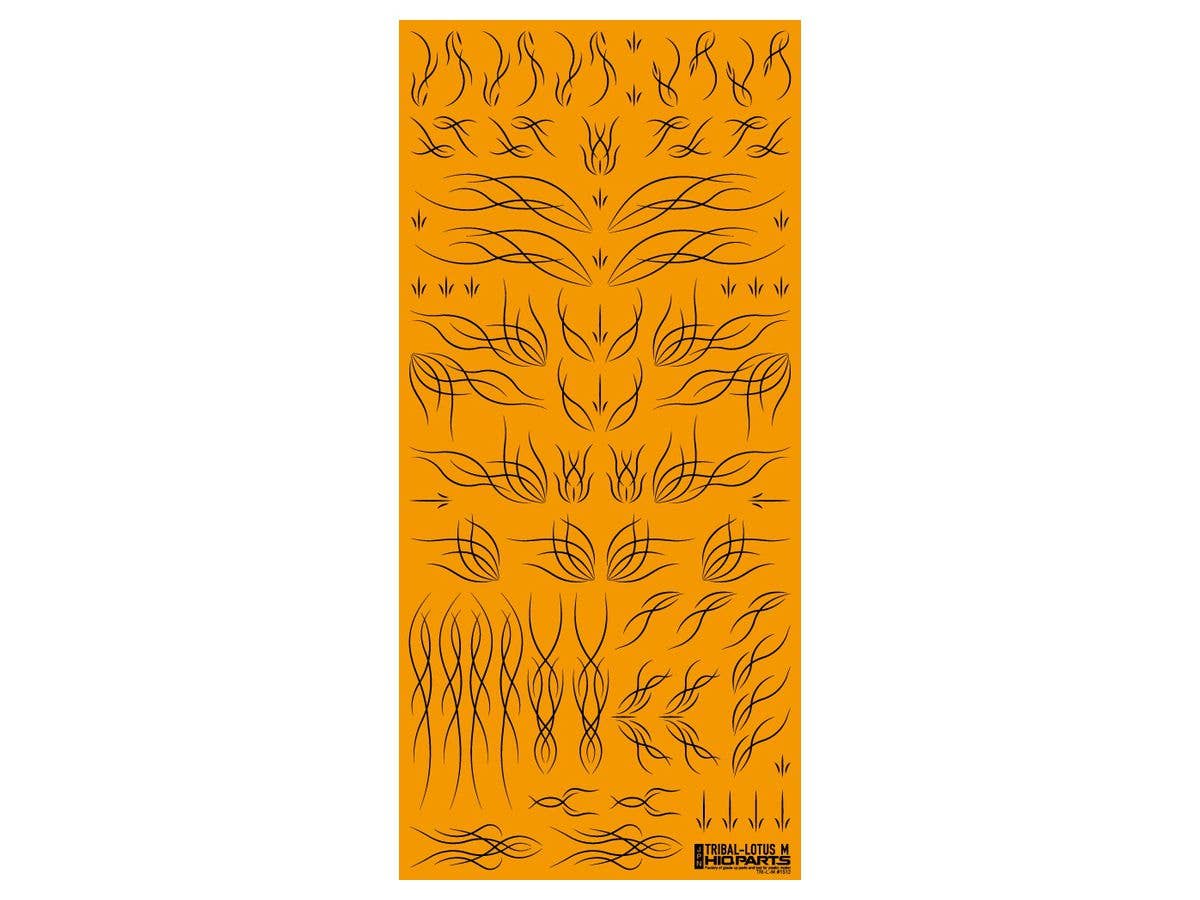 HiQ Parts Tribal Lotus M Black (1pc) | 4573211371413