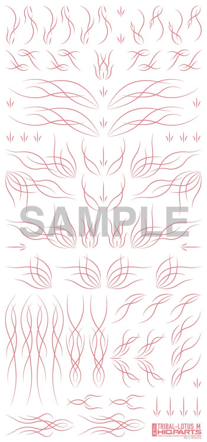 HiQ Parts Tribal Lotus M Pastel Pink (1pc) | 4573211371369