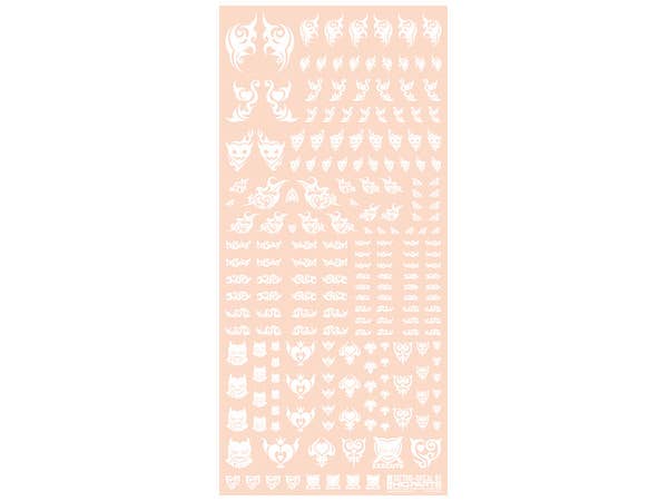 HiQ Parts Tattoo Decal 01 'Heart' White (1pc) | 4573211370775