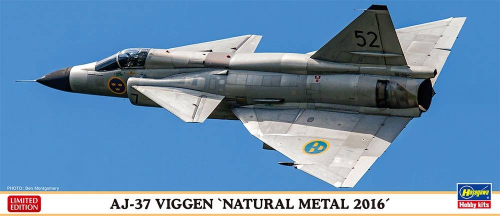 Hasegawa 1/72 AJ-37 'NATURAL METAL 2016' | 4967834022324