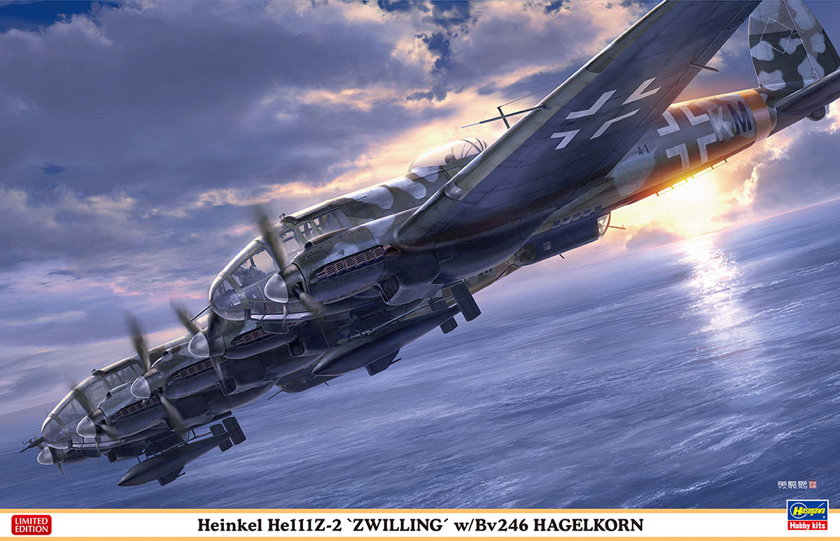 Hasegawa 1/72 He111Z-2 'Zwilling' w/Bv246 | 4967834023055