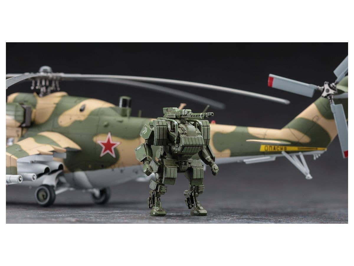 Hasegawa 1/72 Mi-24 Hind 'UAV' & Humanoid Light Tank 'Goat UGV', Limited Edition | 4967834023680