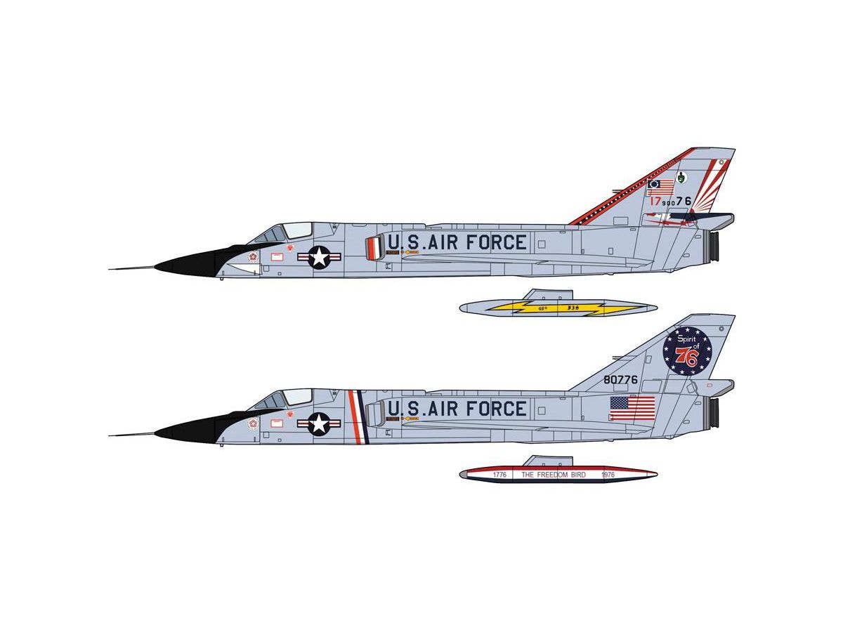 Hasegawa 1/72 F-106A Delta Dart "Bicentennial" (Two Kits In The Box) | 4967834024021