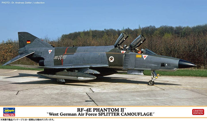 Hasegawa 1/72  RF-4E PHANTOM II "West German Air Force SPLITTER CAMOUFLAGE" | 4967834024458