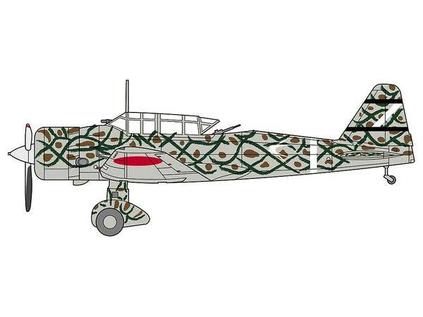 Hasegawa 1/72  Mitsubishi Ki51 TYPE 99 ASSAULT/TACTICAL RECON. PLANE (SONIA) w/STARTER TRUCK | 4967834024526
