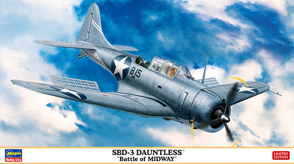 Hasegawa 1/48 SBD-3 DAUNTLESS 'Battle of Midway' | 4967834074811