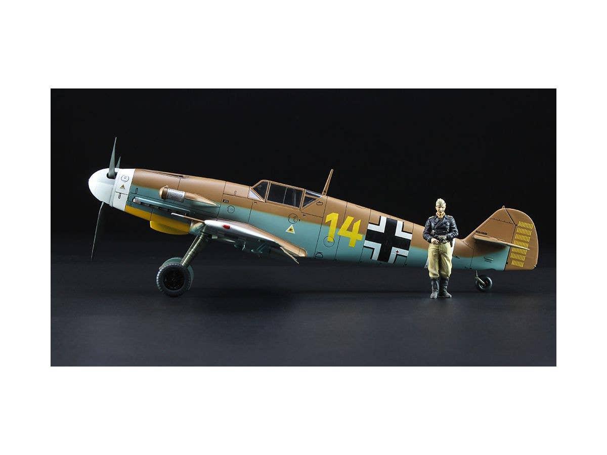 Hasegawa 1/48 Messerschmitt Bf109F-4 Trop 'Star of Africa (MARSEILLE)' w/ Figure | 4967834074910