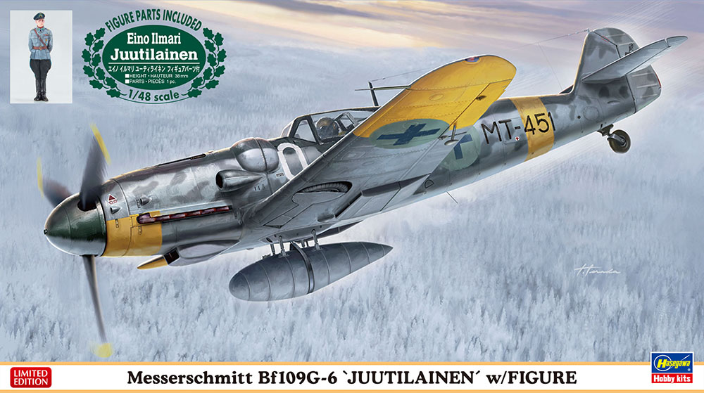 Hasegawa 1/48 Bf109G-6 'JUUTILAINEN' | 4967834074941