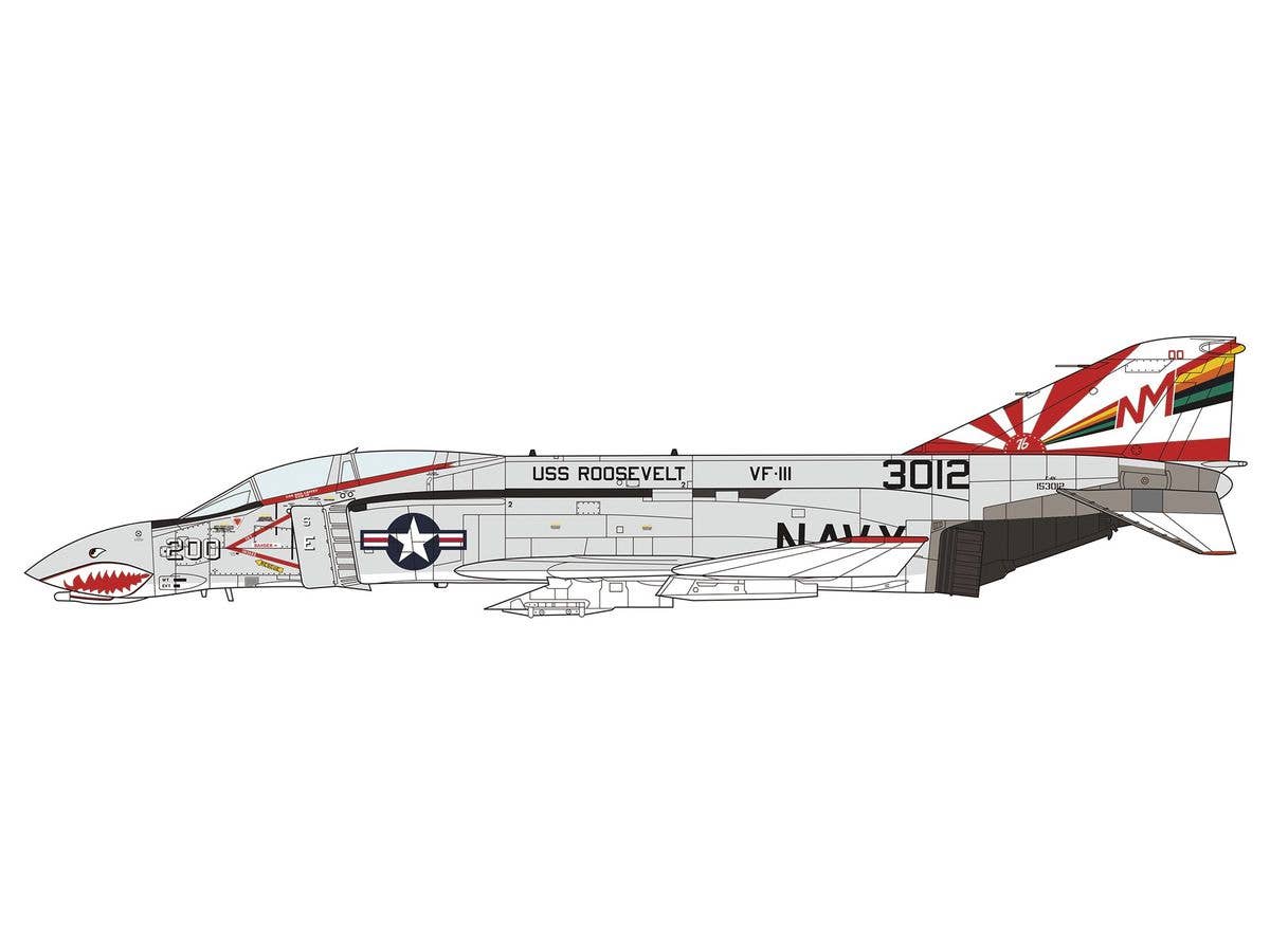 Hasegawa 1/48 F-4B/N Phantom II 'VF-111 Sundowners Cag' | 4967834075030