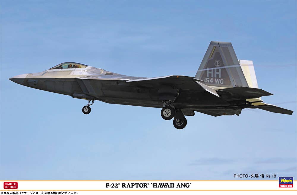 Hasegawa 1/48 F-22 RAPTOR HAWAII ANG | 4967834075559