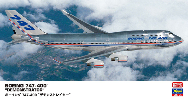 Hasegawa 1/200  B747-400 'Demonstrator' | 4967834108325