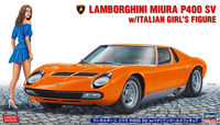 Hasegawa 1/24 Lamborghini Miura P400 SV w/ Italian Girl Figure | 4967834204232