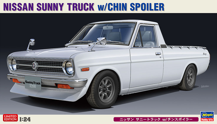 Hasegawa 1/24 Nissan Sunny Truck W/ Chin Spoiler | 4967834204270