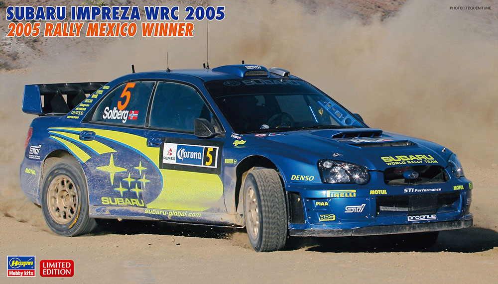 Hasegawa 1/24 Subaru Impreza WRC 2005 '2005 Rally Mexico Winner' | 4967834204546