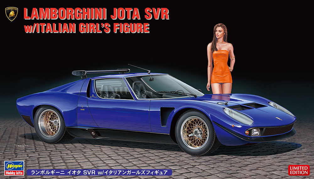 Hasegawa 1/24  LAMBORGHINI JOTA SVR w/ITALIAN GIRL’S FIGURE | 4967834204720
