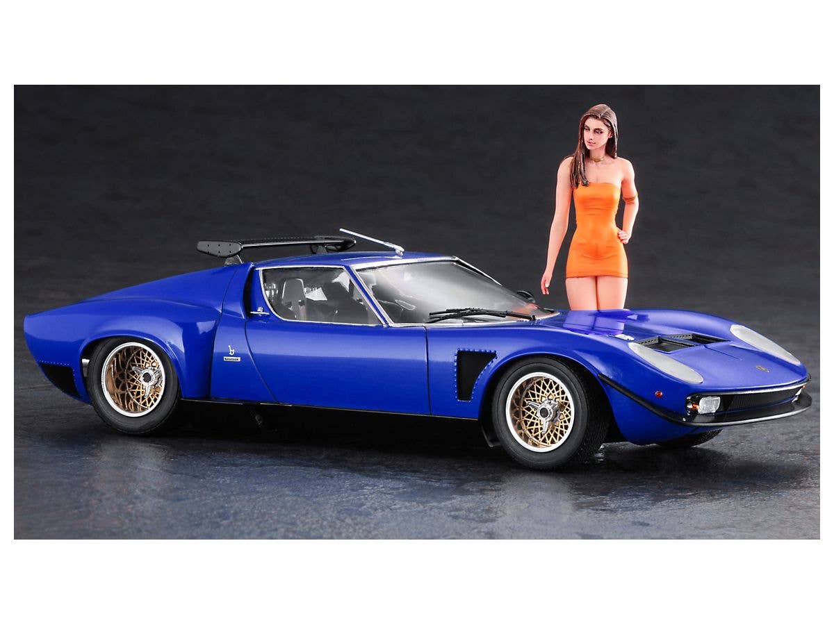 Hasegawa 1/24  LAMBORGHINI JOTA SVR w/ITALIAN GIRL’S FIGURE | 4967834204720