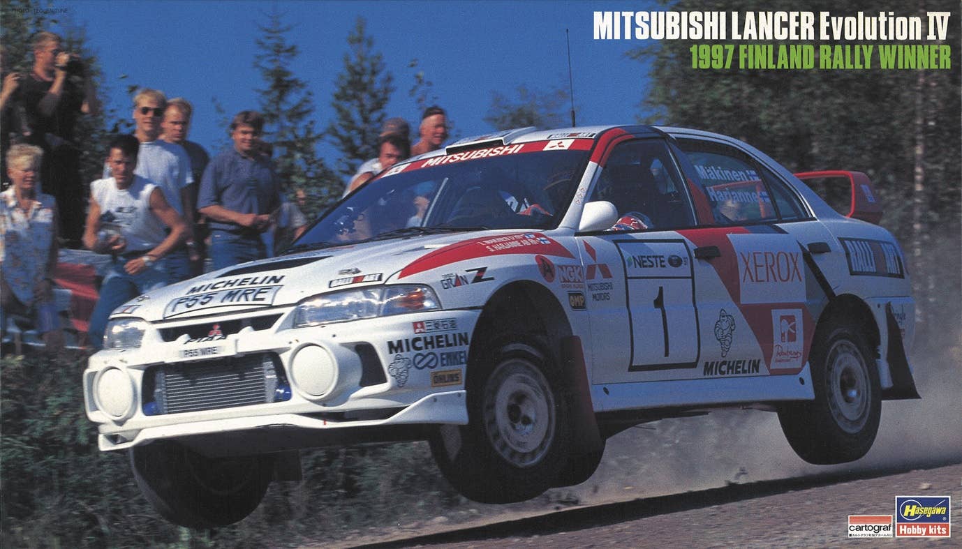 Hasegawa 1/24 Mitsubishi Lancer Evolution IV 1997 Finland Rally Winner | 4967834204805