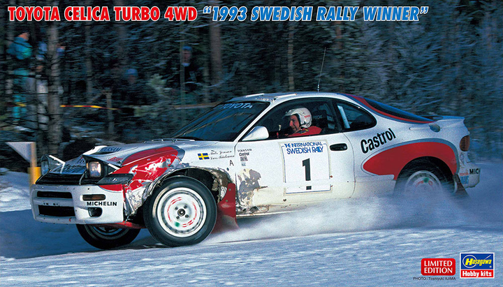 Hasegawa 1/24 Toyota Celica Turbo 4WD '1993 Swedish Rally Winner' Limited Edition | 4967834204843