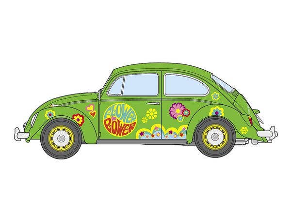 Hasegawa 1/24 Volkswagen Beetle Type 1 'Flower Power' | 4967834204881