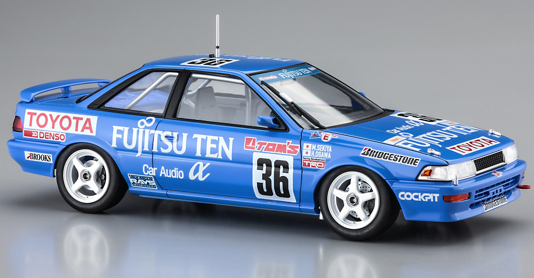 Hasegawa 1/24 Fujitsu Ten Tom's Corolla Levin AE92 '1991 JTC' | 4967834204928