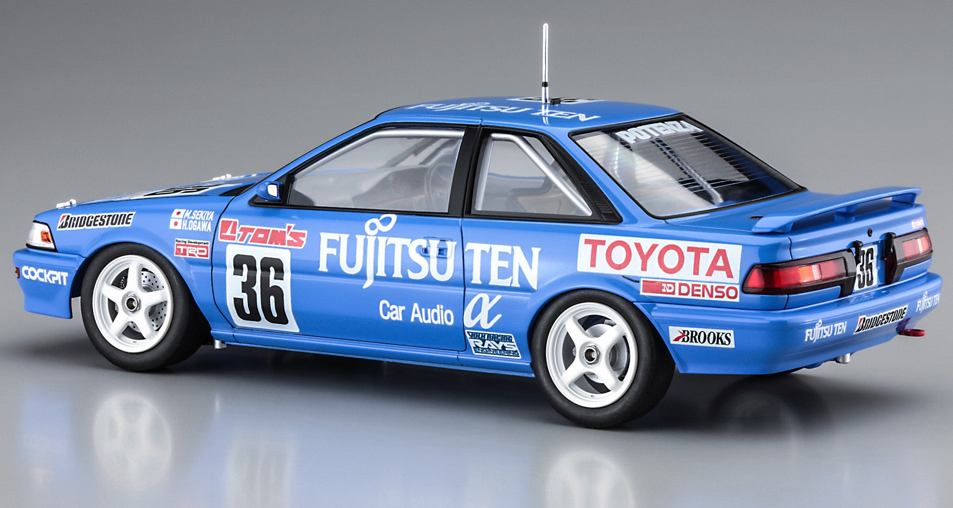 Hasegawa 1/24 Fujitsu Ten Tom's Corolla Levin AE92 '1991 JTC' | 4967834204928