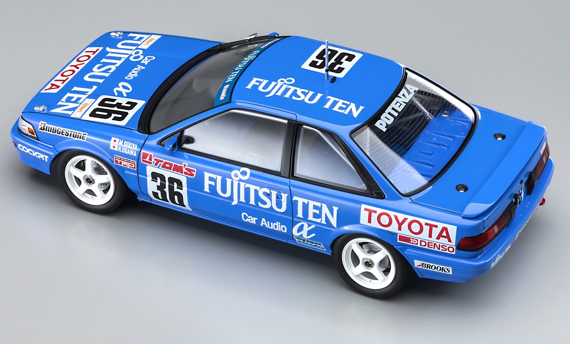Hasegawa 1/24 Fujitsu Ten Tom's Corolla Levin AE92 '1991 JTC' | 4967834204928