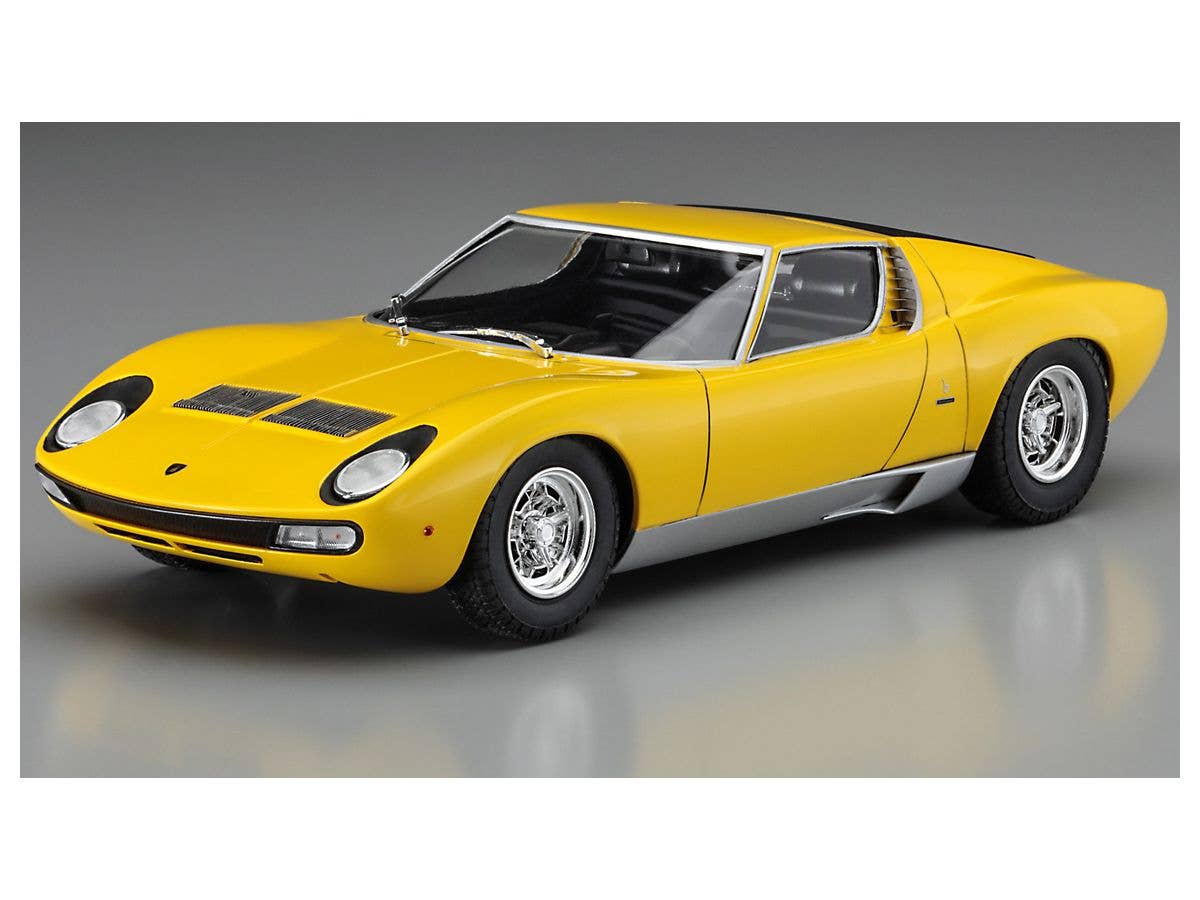 Hasegawa 1/24 Lamborghini Miura P400 SV 'Detail Up Version Yellow Body' | 4967834205116
