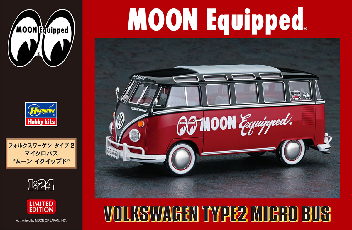 Hasegawa 1/24 Volkswagen Type 2 Micro Bus 'Moon Equipped' | 4967834205246
