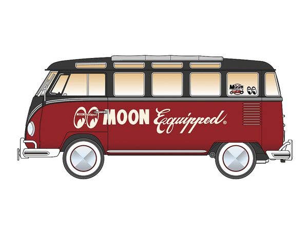 Hasegawa 1/24 Volkswagen Type 2 Micro Bus 'Moon Equipped' | 4967834205246