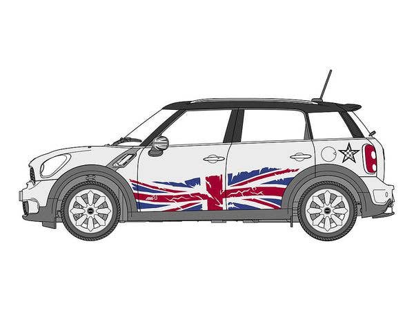 Hasegawa 1/24 Mini Cooper S Countryman ALL4 'Union Jack Part 2' | 4967834205321