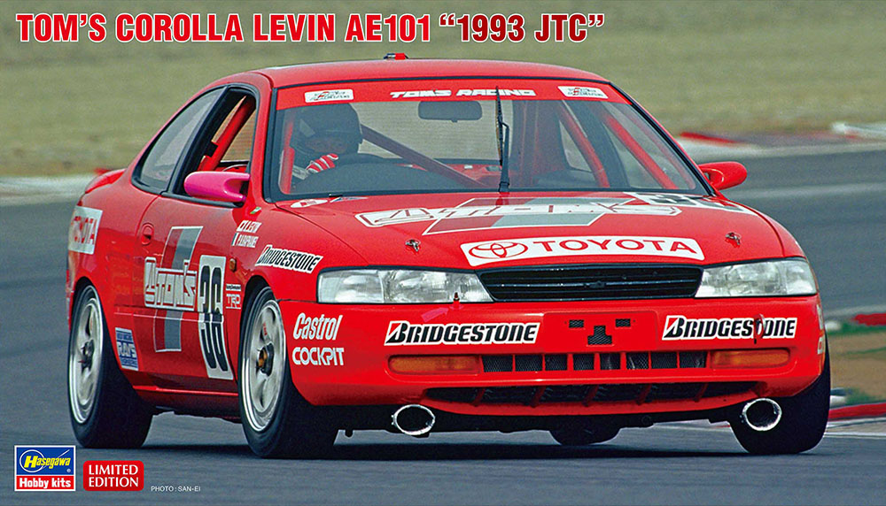Hasegawa 1/24 Tom's Corolla Levin AE101 '1993 JTC' | 4967834205420