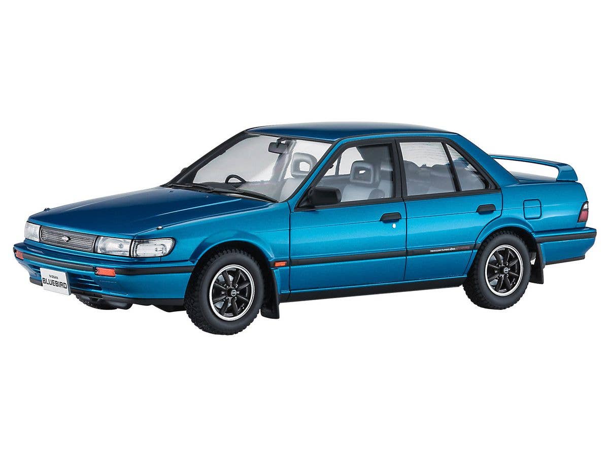 Hasegawa 1/24 Nissan Bluebird 4 Door Sedan SSS-Attesa Limited (U12) Early w/Trunk Spoiler | 4967834205628