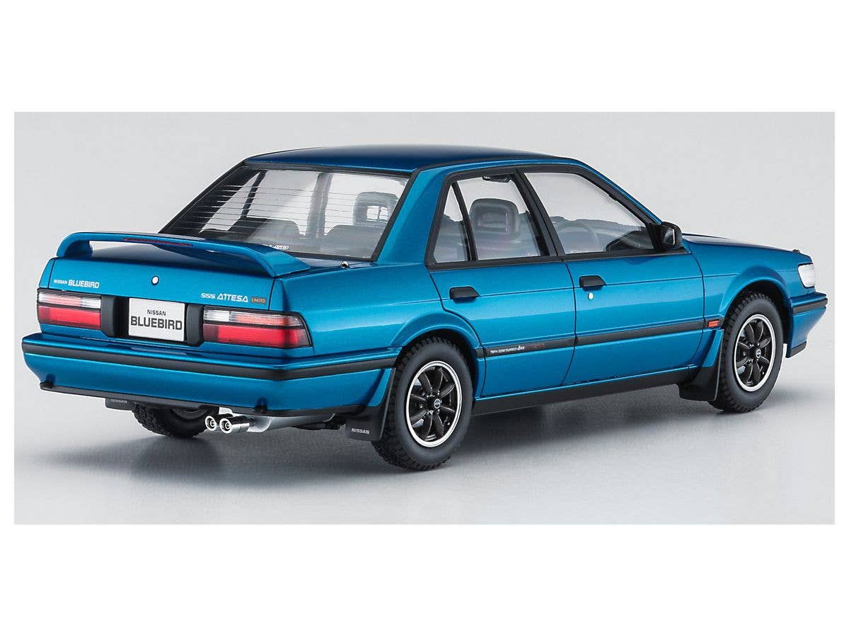 Hasegawa 1/24 Nissan Bluebird 4 Door Sedan SSS-Attesa Limited (U12) Early w/Trunk Spoiler | 4967834205628