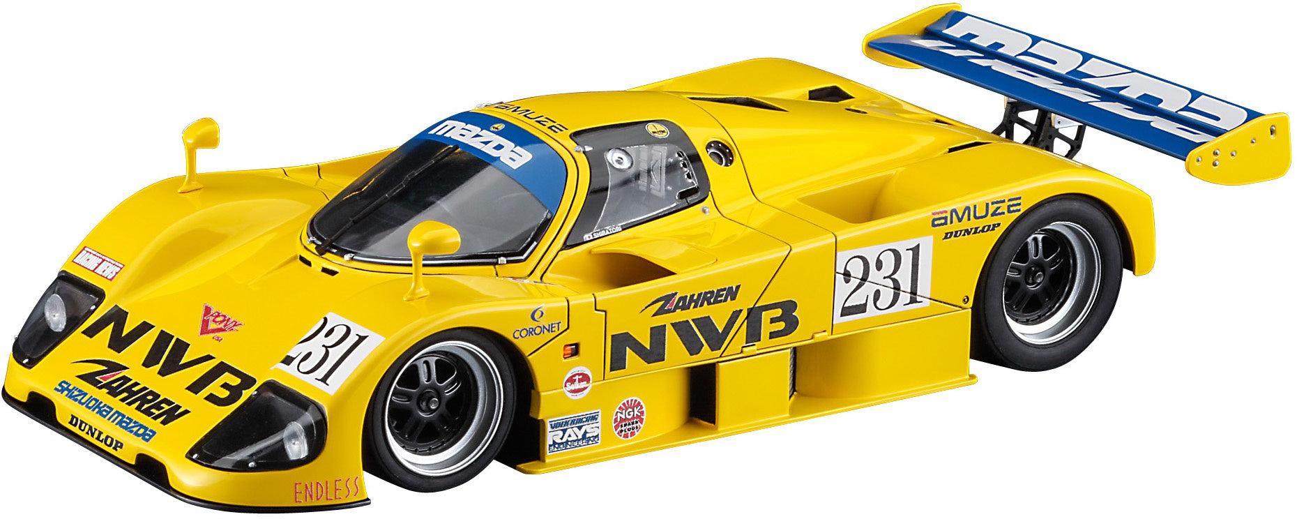 Hasegawa 1/24 NWB MAZDA 767B 1991 JSPC TEST CAR(4967834206328)