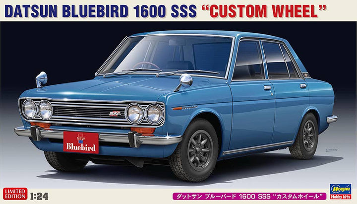 Hasegawa 1/24  DATSUN BLUEBIRD 1600 SSS "CUSTOM WHEEL" | 4967834206519