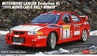 Hasegawa 1/24  MITSUBISHI LANCER Evolution VI "1999 MONTE-CARLO RALLY WINNER" | 4967834206663