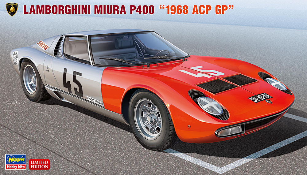 Hasegawa 1/24  LAMBORGHINI MIURA P400 "1968 ACP GP" | 4967834206830