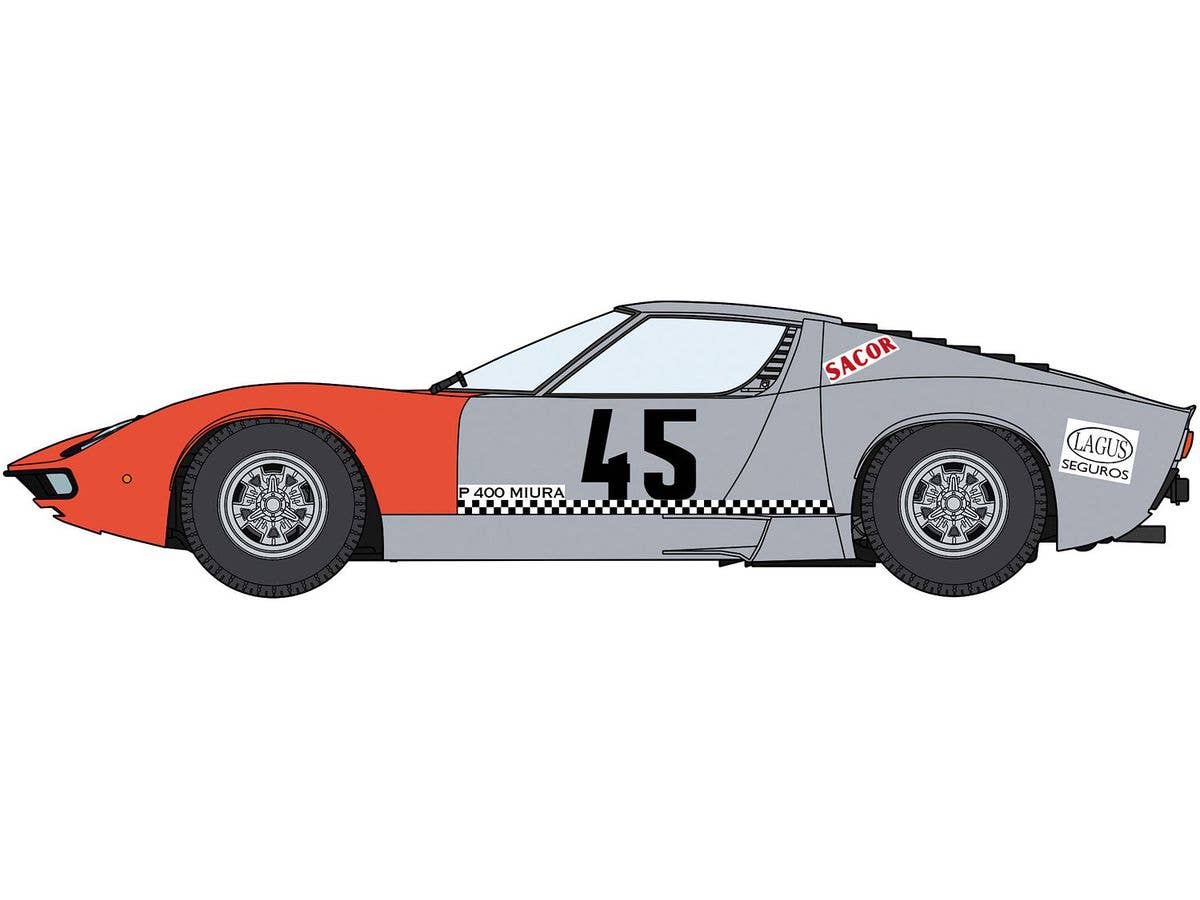 Hasegawa 1/24  LAMBORGHINI MIURA P400 "1968 ACP GP" | 4967834206830