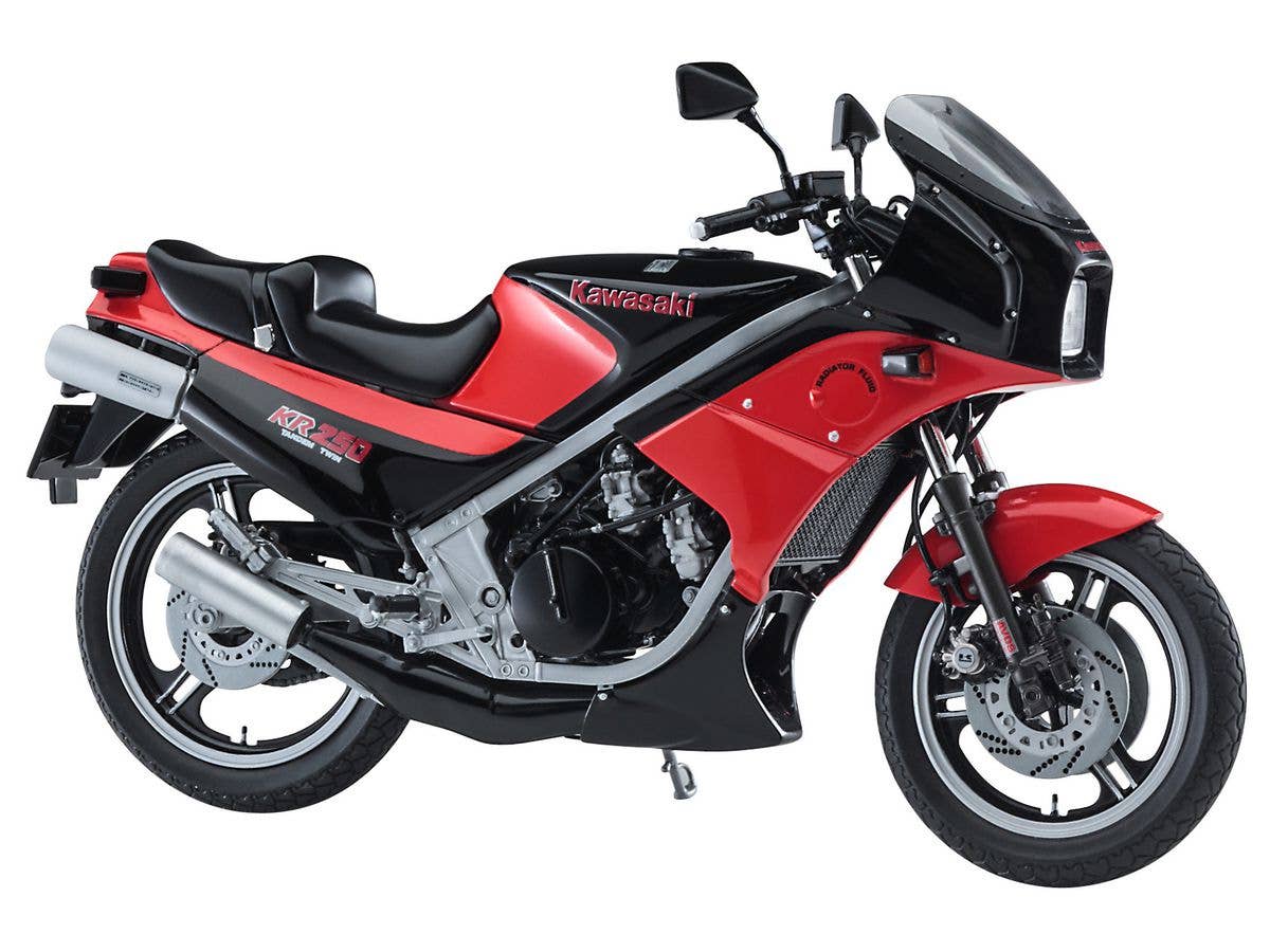 Hasegawa 1/12 Kawasaki KR250 (KR250A) 'Black/Red Color' | 4967834217409