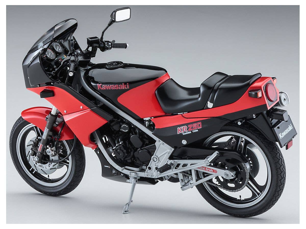 Hasegawa 1/12 Kawasaki KR250 (KR250A) 'Black/Red Color' | 4967834217409